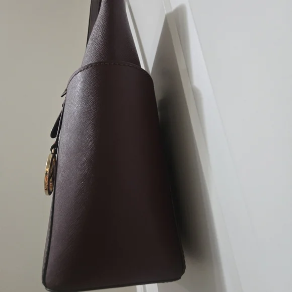 Michael Kors Dark Maroon Tote Bag - Picture 4 of 6